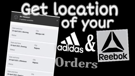 Adidas tracking number